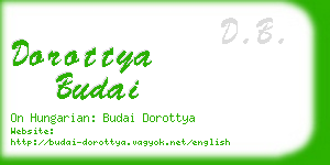 dorottya budai business card